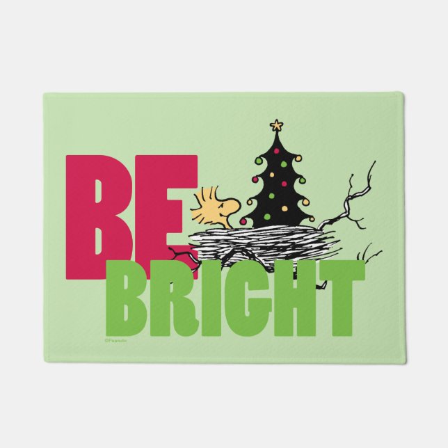 Tapete Amendoins | Woodstock Christmas Be Bright (Frente)