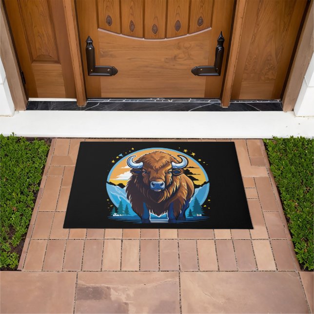 Tapete american bison (Ar livre)