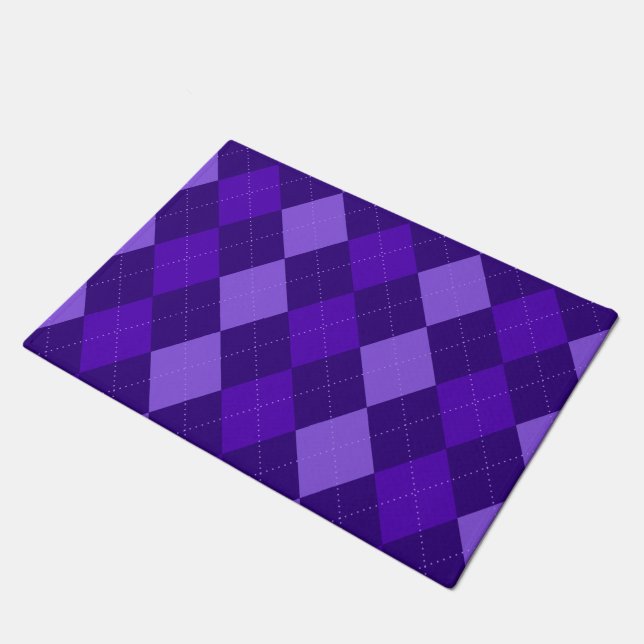 Tapete Ametyst Purple Argyle (Inclinado)