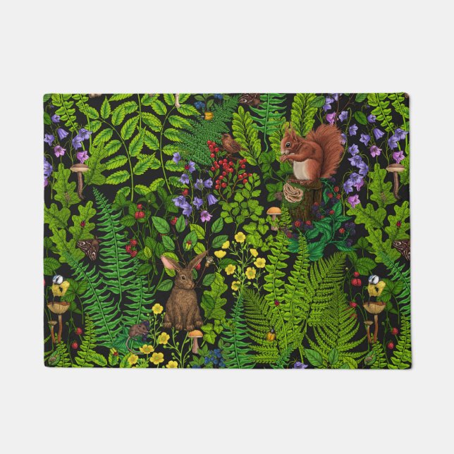 Tapete Amídalas e plantas florestais (Frente)