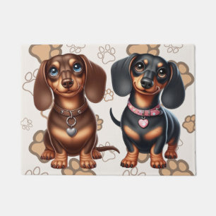Tapete Amigos bonitos de dachshund