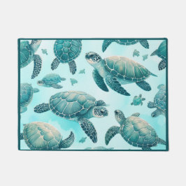 Tapete Amigos das Tartarugas Marinhas