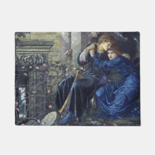Tapete Amor entre as ruínas (por Edward Burne-Jones)