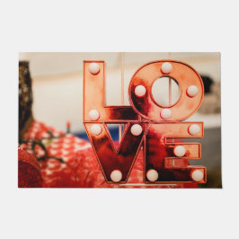 Tapete AMOR (Grande Letra Vermelha)