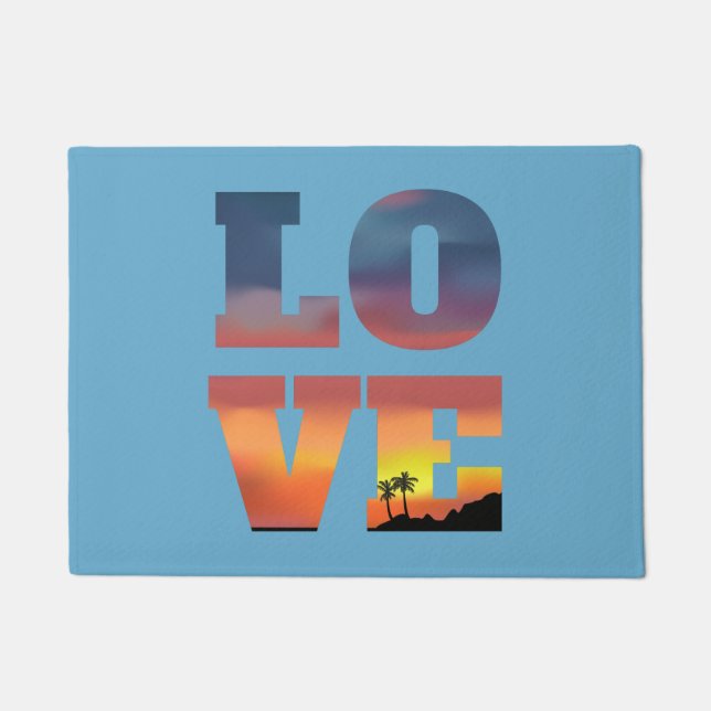 Tapete Amor tropical sunset (Frente)
