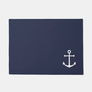 Tapete Âncora Azul Marinho Náutica