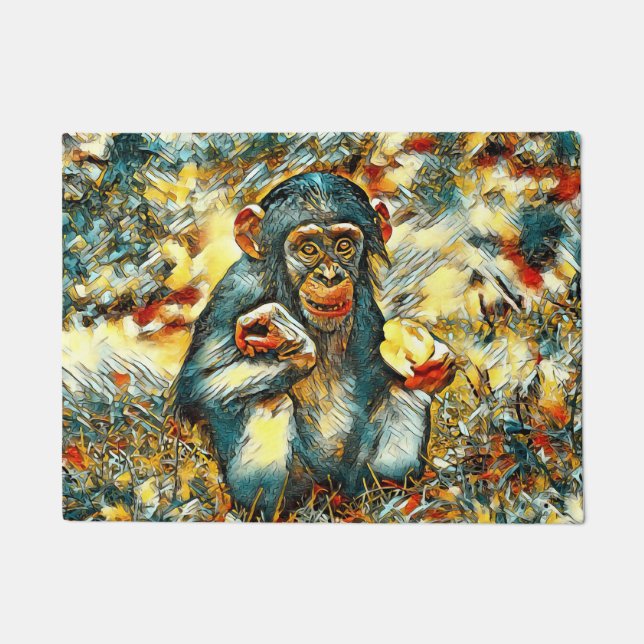 Tapete AnimalArt_Chimpanzee_003 (Frente)