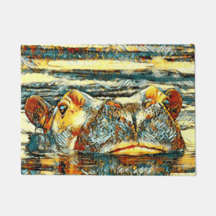 Tapete AnimalArt_Hippo_001