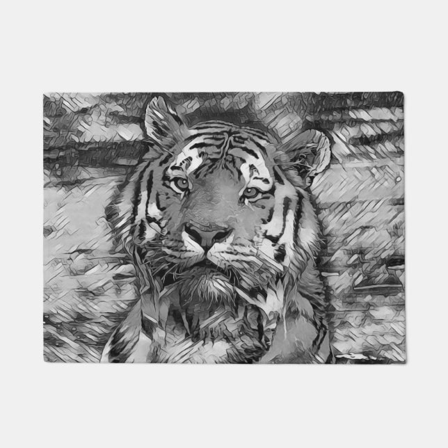 Tapete AnimalArtBW_Tiger_004 (Frente)