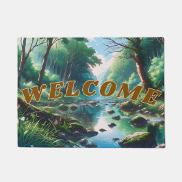 Tapete Anime Waldlandschafts Grafik