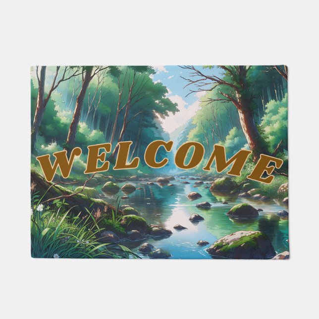 Tapete Anime Waldlandschafts Grafik (Frente)