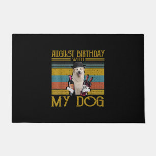 Tapete Aniversário De Agosto Com Meu Excelente Pirenéus C