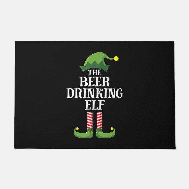 Tapete Aniversário de Natal de Bebendo de cerveja (Frente)