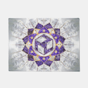 Tapete Antahkarana em Lotus Mandala- Ametist e Pearl