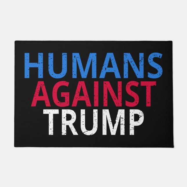 Tapete Anti-Trump - Humanos Contra Trump (Frente)