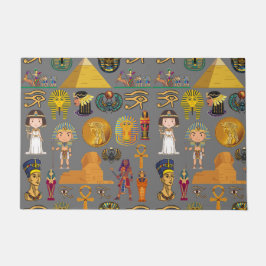Tapete Antigo Egípcio Hieroglífico - Padrão Faraó