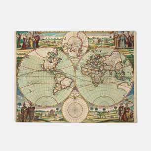 Tapete Antigo mapa do mundo