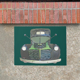 Tapete Antiguidade 1947 Truck Sketch Door Mat Rug