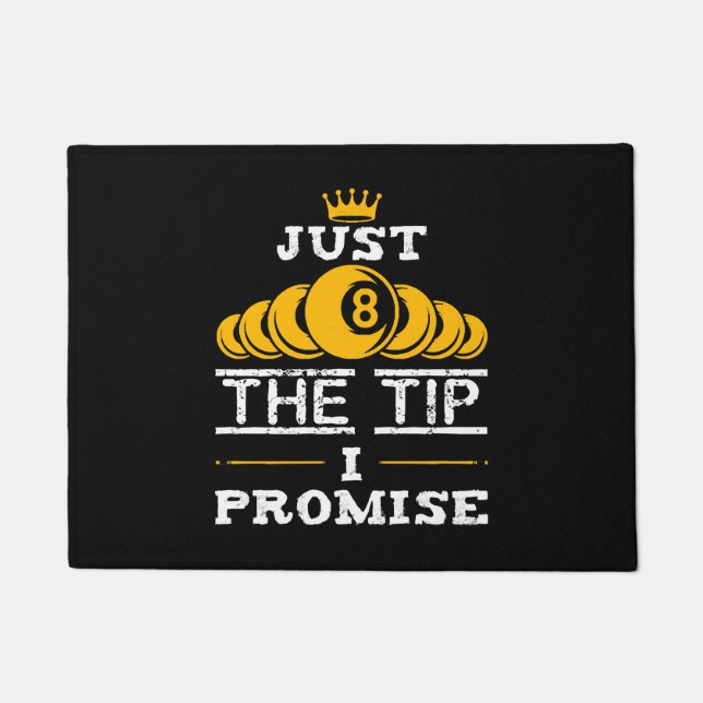 Tapete Apenas a Ponta Eu Prometo Bilhar (Frente)