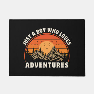 Tapete apenas um menino que ama aventuras
