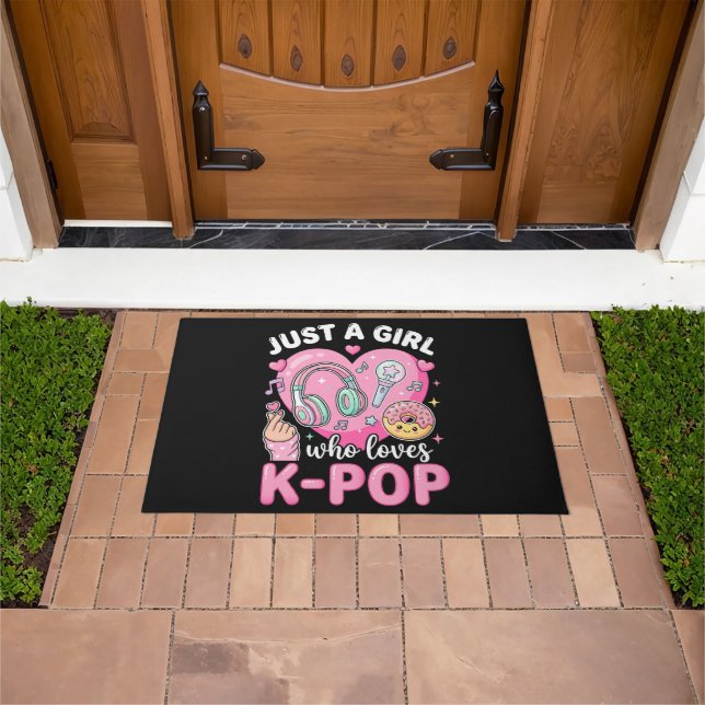 Tapete Apenas Uma Garota Que Ama K-Pop (Ar livre)