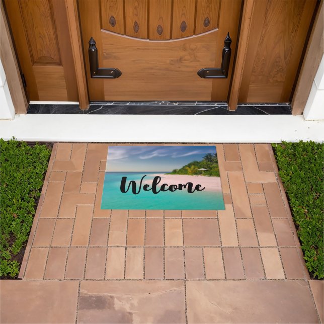 Tapete Aquamarine Ocean Tropical Beach Scenic Welcome (Ar livre)