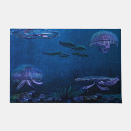 Tapete Aquário de águas-vivas noturnas