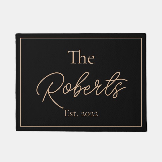 Tapete Aquecimento Familiar Moderno | Novo lar | Bem-vind (Frente)