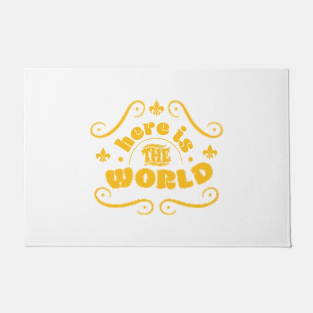 Tapete Aqui está o mundo (Frente)