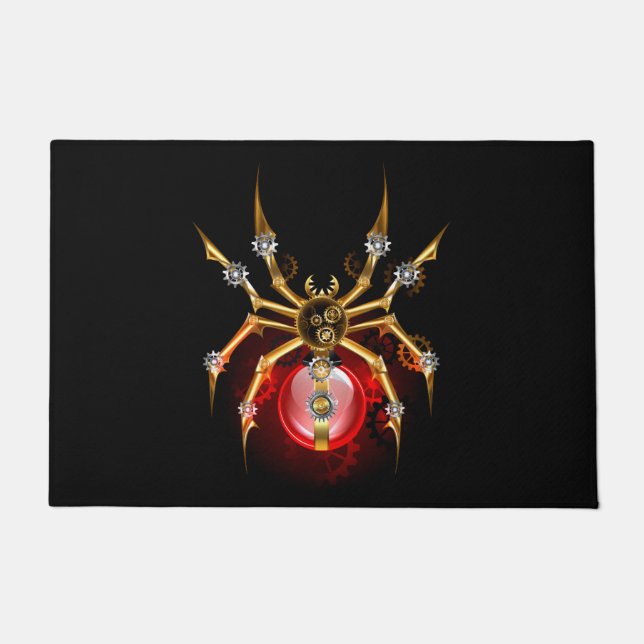 Tapete Aranha-do-galo em preto (Frente)