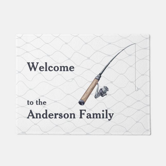 Tapete Arco de Pesca e Boas-vindas (Frente)