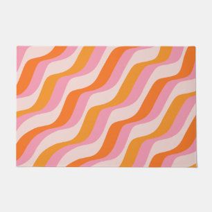 Tapete Arco-Íris Abstrato cor-de-laranja cor-de-rosa