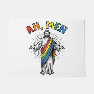 Tapete Arco-íris Religioso Vintage Ah Homens