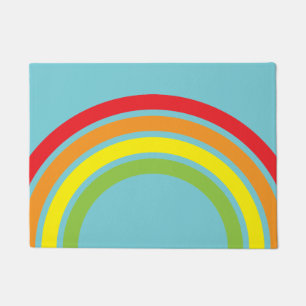 Tapete Arco-Íris Retro Floormat