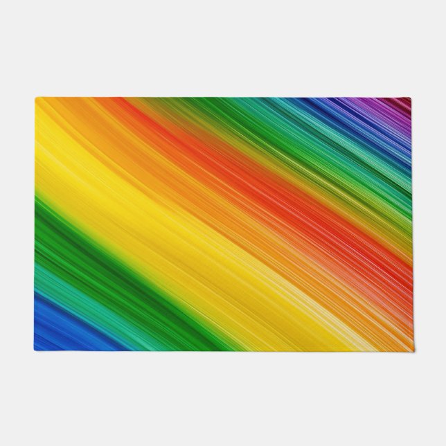 Tapete Arco-íris Vibrante de Cores (Frente)