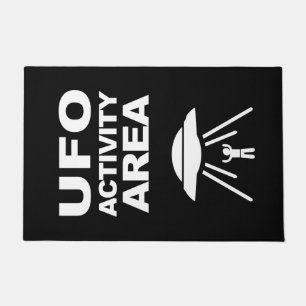 Tapete área de atividade OVNI, geeky design