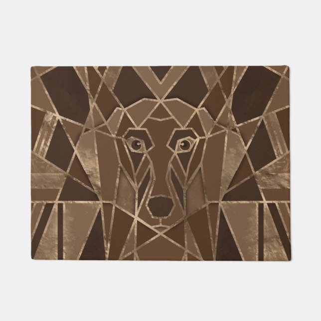 Tapete Art Deco Dachshund cão (Frente)