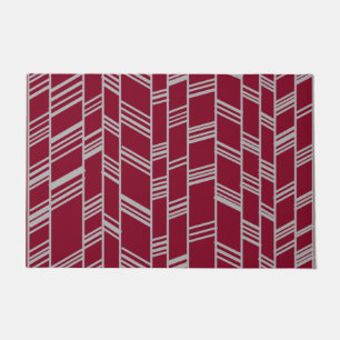 Tapete Art Deco Lines - Maroon