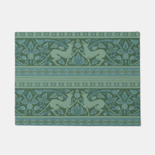 Tapete Art Deco Nouveau Dog Nature Botânico: Padrão