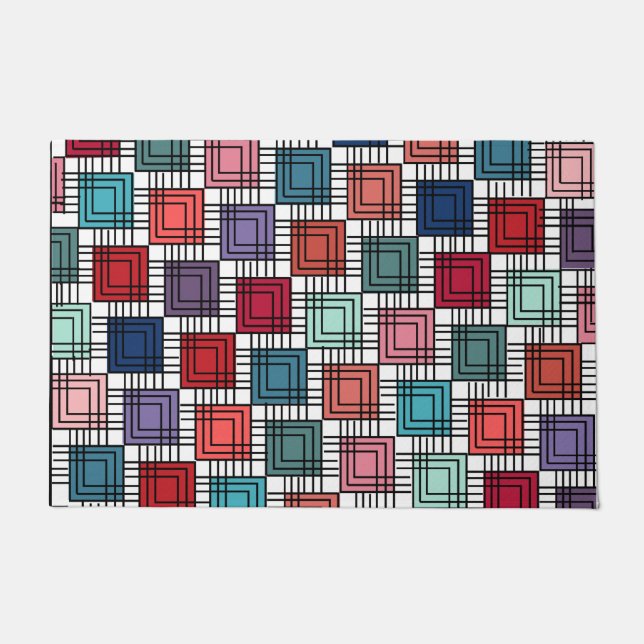 Tapete Art Deco Squares (Frente)