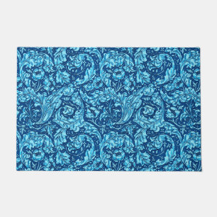 Tapete Art Nouveau Acanthus Folhas e Flores, Sky Blue