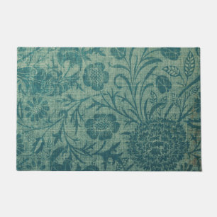 Tapete art Nouveau,teal,estilo William Morris, floral,chi