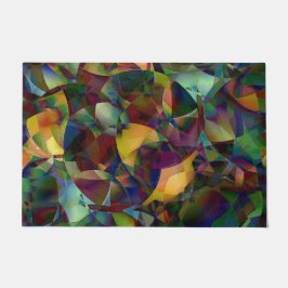 Tapete Arte Abstrata Colorida e Kaleidoscópica