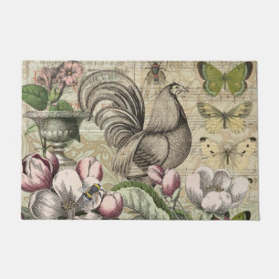 Tapete Arte da Flor do Jardim Rooster