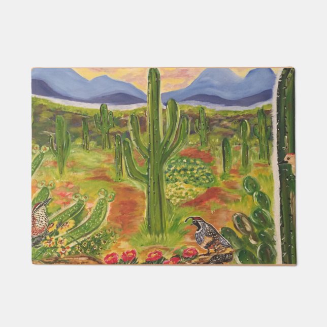 Tapete Arte do Deserto do Arizona (Frente)