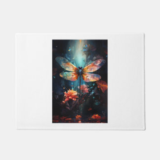 Tapete Arte Flor Dragonfly - Vidro Estampado