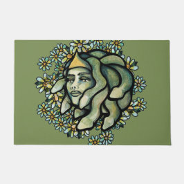 Tapete Arte Floral Medusa Mulher Górgona