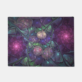 Tapete Arte Fractal Moderna Abstrato de Brilhante Colorid