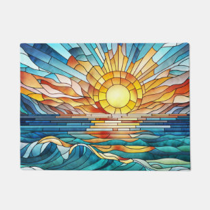 Tapete Arte mosaica Oceânica Sunset