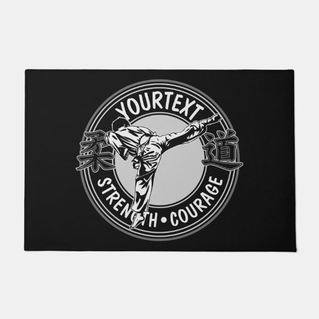 Tapete Artes Marciais Personalizadas JUDO Japão Combate E (Frente)